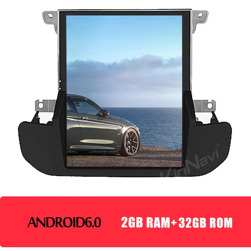 Android Car Radio KiriNavi вертикальный экран Tesla style 10,4 ''1Din Android 6,0 Автомобильный Dvd мультимедийный плеер для Land Rover Discovery 4 gps навигация - Цвет: Android Car Radio