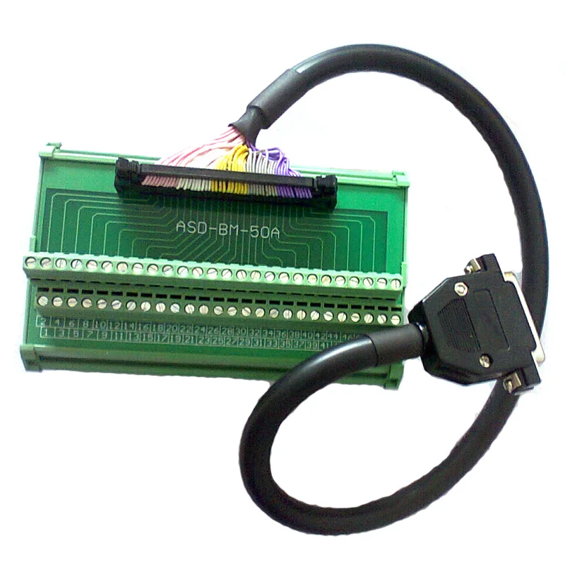 

ASDA-A2 series servo driver CN1 Terminal board terminal block ASD-BM-50A with 0.5m cable