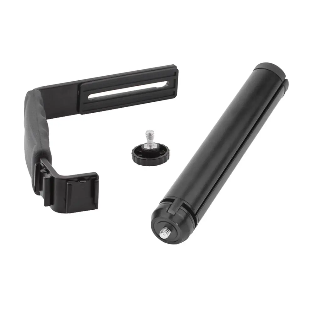 Для Osmo Mobile e2/3 Zhiyun ручной l-образный кронштейн расширения заполняющий светильник микрофон профессиональный кронштейн для съемки - Цвет: L holder tripod