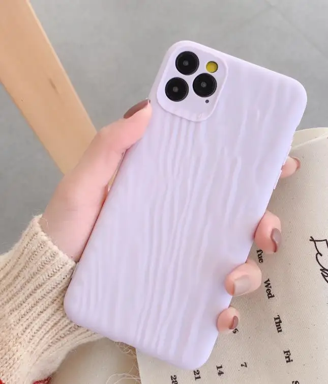 Фиолетовый Ультра тонкий мягкий чехол для iPhone 11 Pro X Xr Xs Max матовый пластиковый Модный чехол для iPhone 6 6S 7 8 Plus iPhone11 - Цвет: Фиолетовый