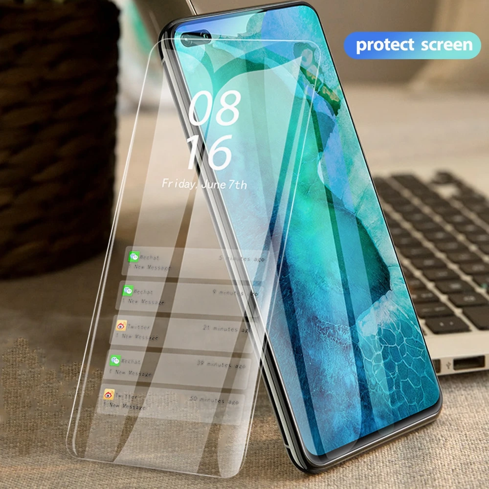 Защитное стекло для экрана huawei Honor 20 Nova 5T V30 Pro 6 с полным покрытием закаленное P Smart