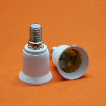 

10 pcs led lamp parts E14 converted to E27 lamp holder , energy-saving lamp accessories lamp holder converter transform diameter