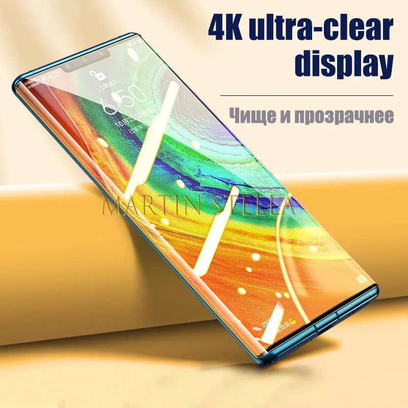 Закаленное стекло 9D с полным покрытием для Huawei Mate 30 Pro 20 Lite пленка экрана P20 P30 P40 Plus