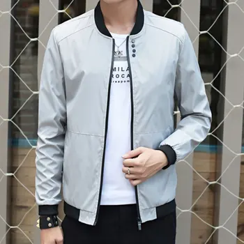 

Handsome Men's jacket jacket male Korean version of the slim casual jacket trend wild men's clothing
