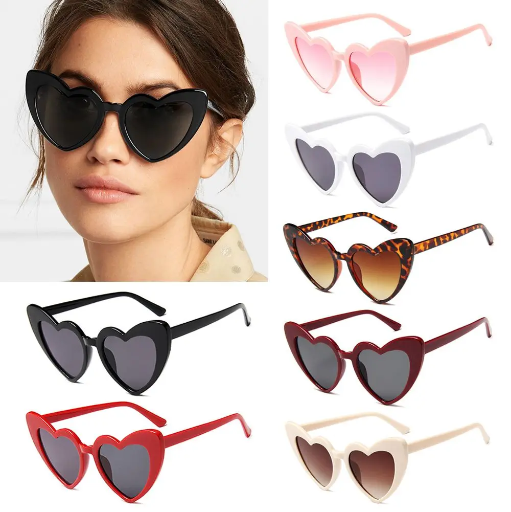 Heart Shaped UV400 Protection Vintage Sunglasses for Women