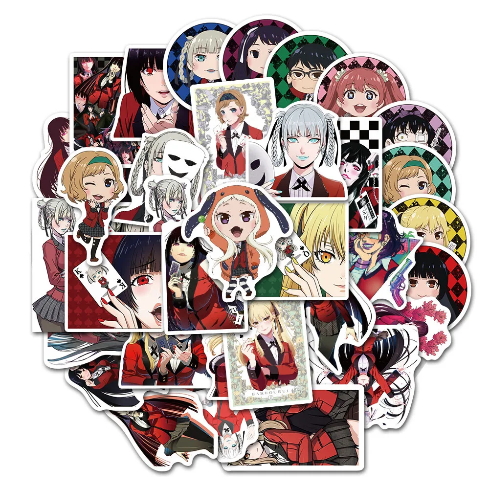 

10/30/50PCS Anime Gambling Abyss Sticker Laptop Luggage Personalized Decoration Graffiti Sticker Wholesale