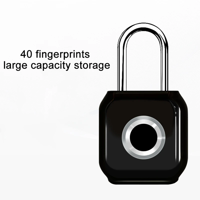 USB смарт-замок отпечатков пальцев перезаряжаемый без ключа IP66 водонепроницаемый магазин до 40 отпечатков пальцев для шкафчика, двери, багажа, рюкзака