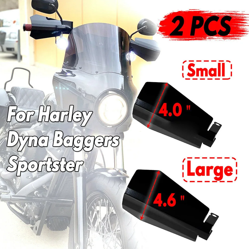 1 пара мотоцикл руль протектор щит Ветер Дефлектор защита для Harley Sportster аксессуары для мотоциклов Запчасти Стайлинг