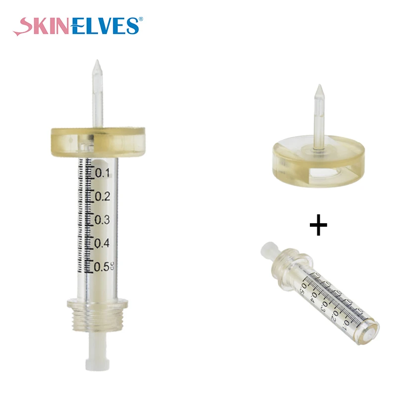 

SKINELVES Ampoule Head 30pcs Atomizer Sterile Consumables 0.5ml Hyaluronic Atomizer Hyaluronic Pen For Lip Filler Injection