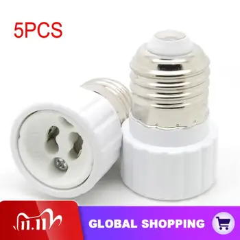 

5PCS E27 E26 to GU10 Socket Screw base LED Bulb Light lamp Adapter Converter