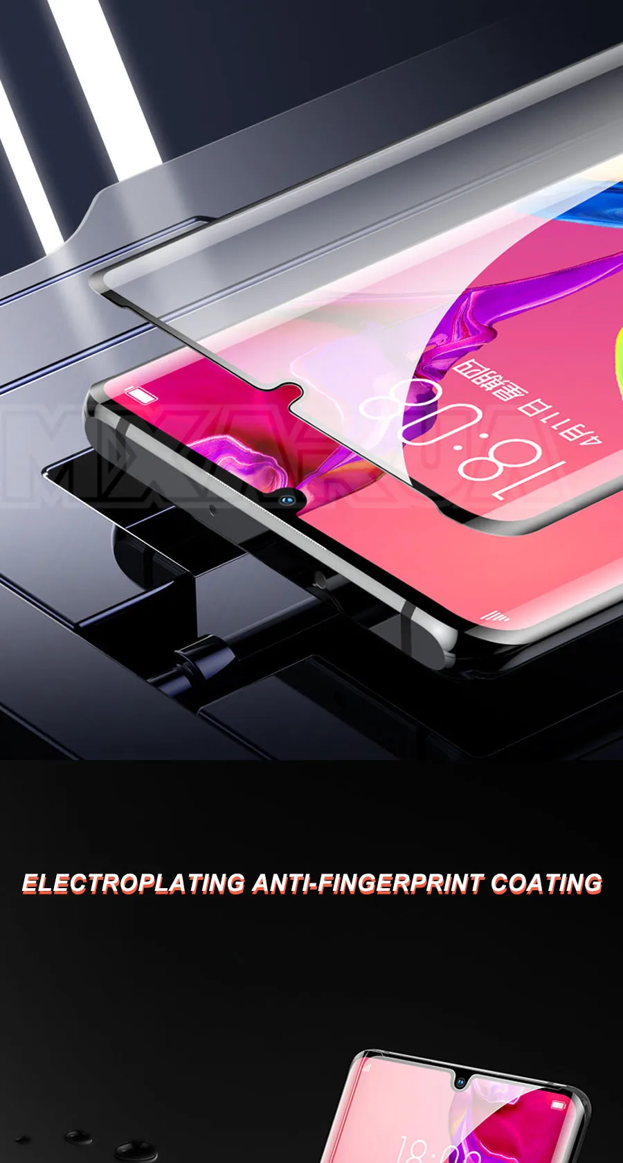 9D полное покрытие из закаленного стекла для huawei P30 P20 Pro P30 P20 P10 Lite Plus P Защита экрана смартфона защитная пленка