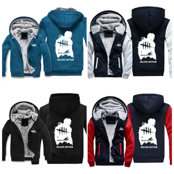 

Dead by Daylight steam Cosplay Men Hoodies Zip Up Print Hoody Sweatshirt Spring Streetwear Outwear winter Plus velvet Jackets