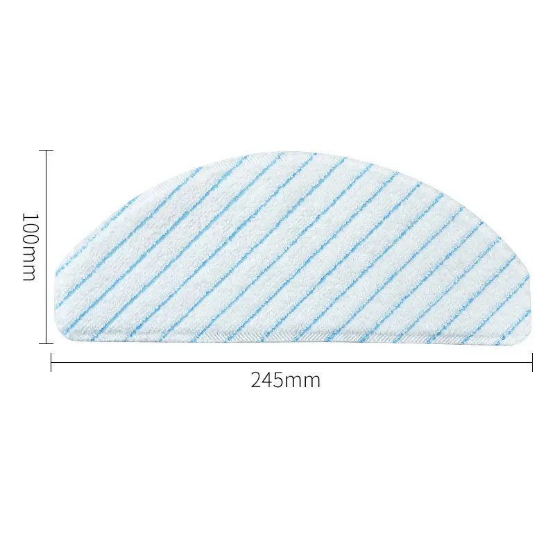 Almofadas de esfregão descartáveis para Ecovacs Deebot Ozmo, Acessórios Robô Aspirador, Pacote 100, T8 Plus, T8 AIVI T9 AIVI N8 Pro N8 Pro Plus