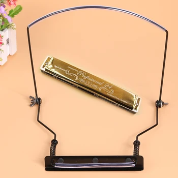 

10 Holes Harmonica Special Stand Hang Neck Type Clamp Multi-Purpose Clip