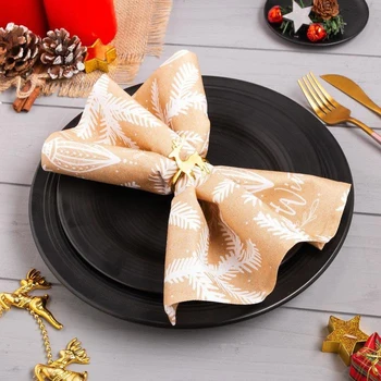 

Napkin with decorative ring "Winter", size 35x35 cm 5110290