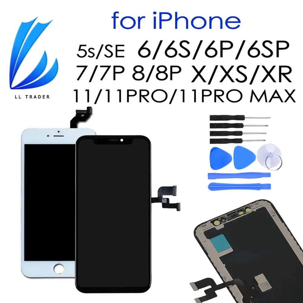 Сменный сенсорный ЖК экран для iPhone 7 8 6 Plus 6s 6s|Экраны мобильных телефонов| |