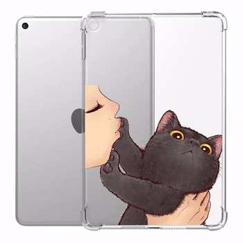 

Cute Pet Cat For ipad 7th Generation Case ipad Mini case ipad Air 2 Case ipad Pro 11 case 2020 Case Clear Anti Falling Cover