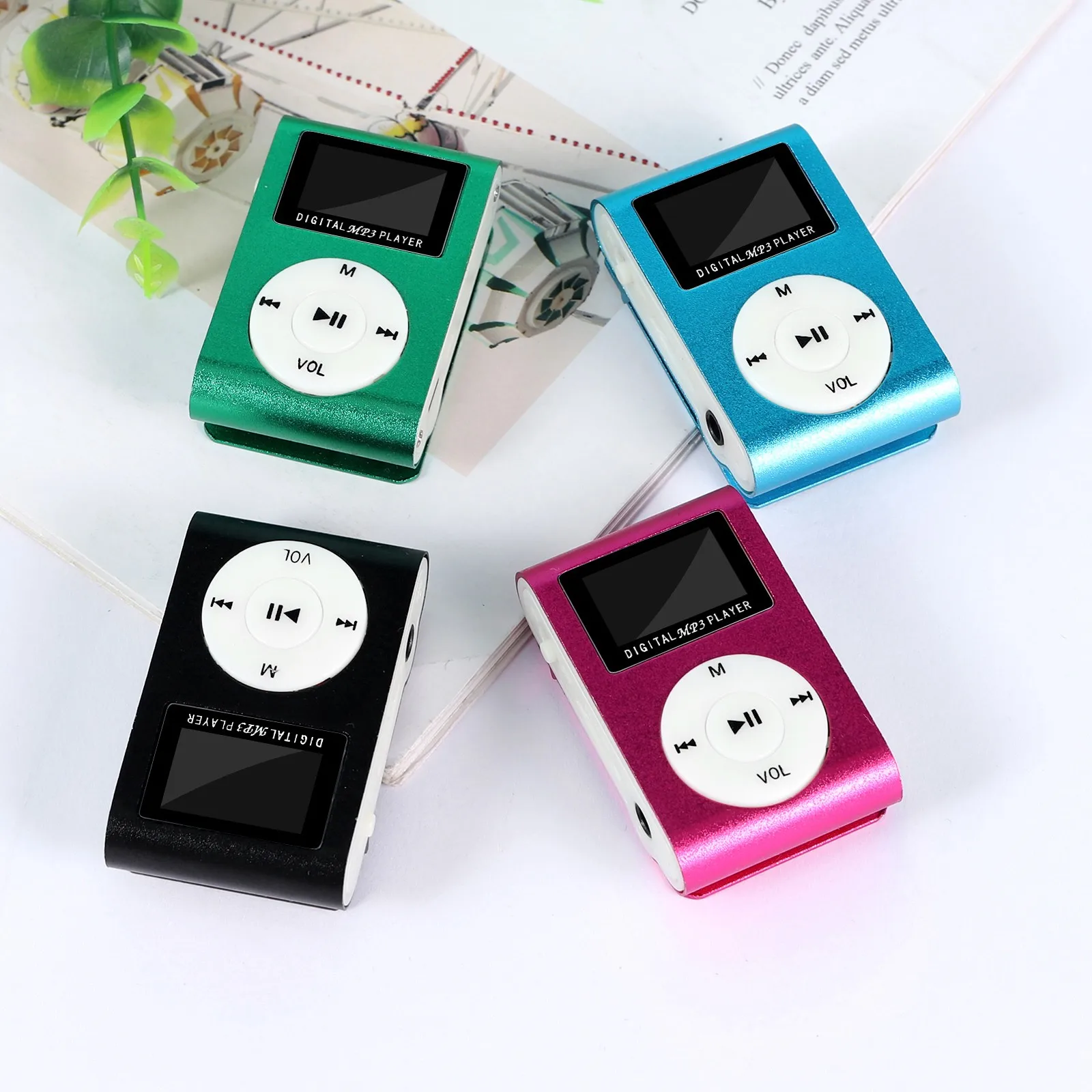Мини mp3-плеер с USB-разъемом портативный MP3-плеер поддержкой карт Micro SD и TF 32 ГБ