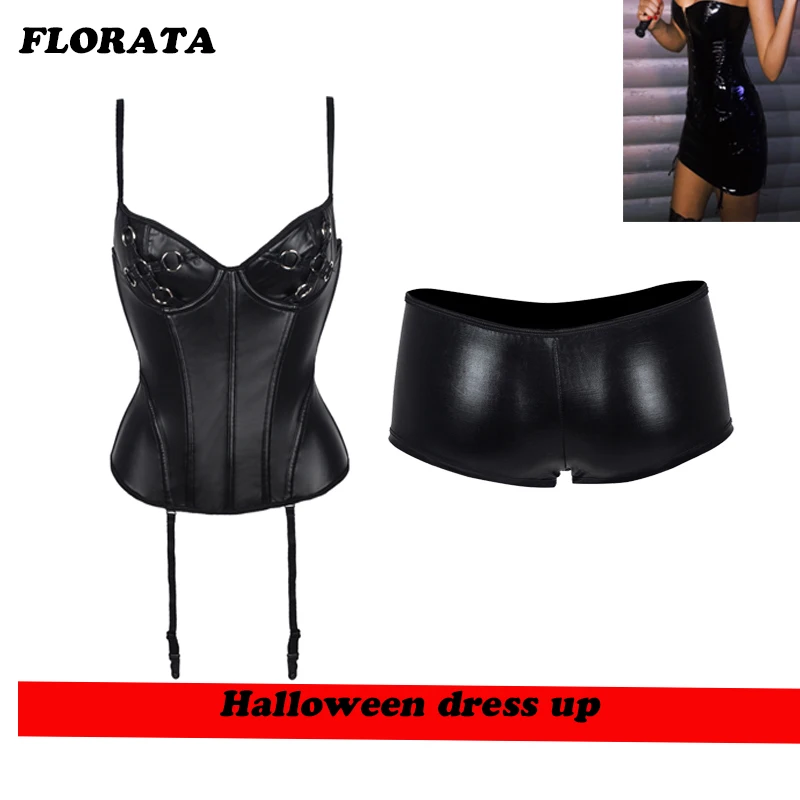 

FLORATA 1 Set Women Corset Top Iron Hoop 3 Row Back Steampunk Slimming Corselet for Sexy Slim Tummy Halloween Dress Up