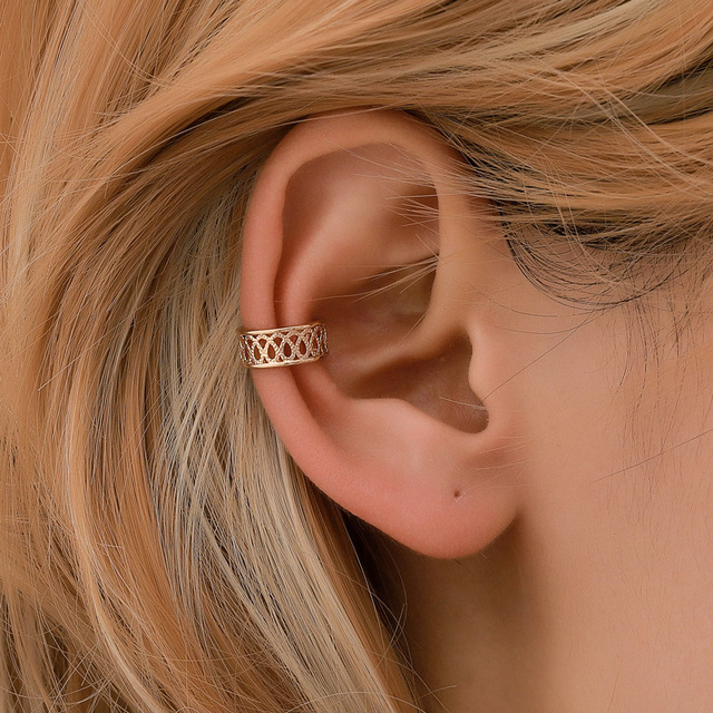 Helix Cartilage Conch Fake Without Piercing Cuff Earring Earcuff Wrap Rock Earring Cuff No Piercing Women Clip Adjustable