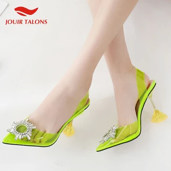 

JOUIR New Fashion 2020 PVC Dropship Strange Style Summer Shoes Woman Sandals Female Slip-On Party Sandals Women Shoes