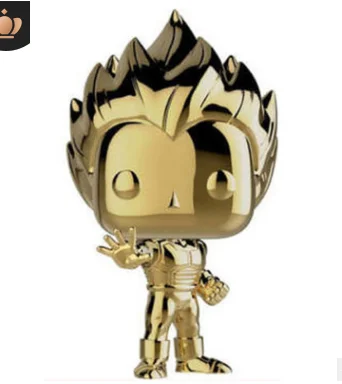 Funko pop Dragon Ball Z Dead Yamcha PORUNGA Супер Саян Гоку Golden Frieza большое Вегета Виниловая фигурка Коллекционная модель игрушка - Цвет: 154gold