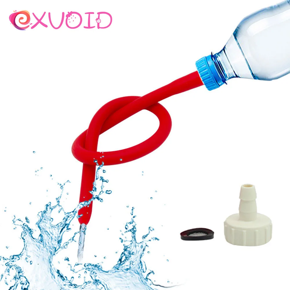 EXVOID Soft Hose Hygiene Enema Shower Nozzle Tip Attachment Sex Toys for Women Men Gay Anal Cleaning Tube Vagina Cleaner |