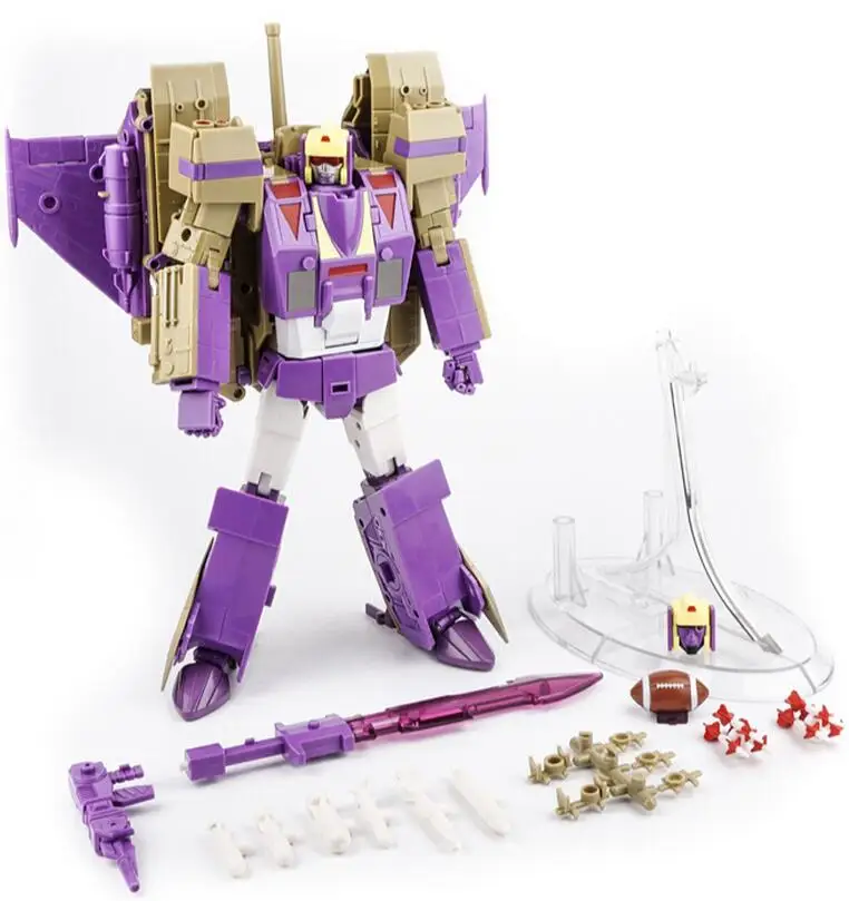 

Transformation KFC Toys EAVI METAL Ditka Blitzwing MP Scale of three variable New