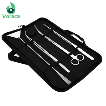 

3pcs/4pcs Aquarium Maintenance Tool Set Cleaning Kit Flat Sand Shovel Water Plants Grass Scissors Tweezers Fish Supplies Tank