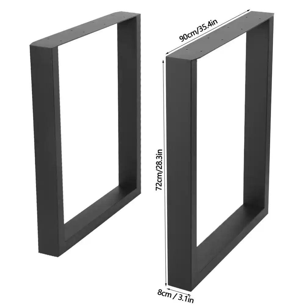 2pcs Furniture Legs Computer Writing Table Desk Brackets Legs Computer Writing Table Desk