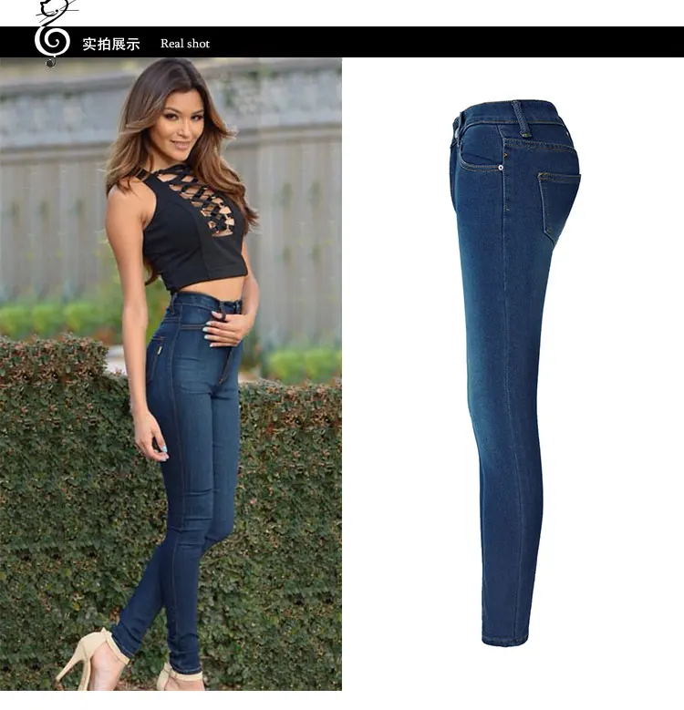 Осенняя одежда стиль Wish AliExpress EBay Европа и Америка Высокая талия Эластичность облегающий карандаш Skinn
