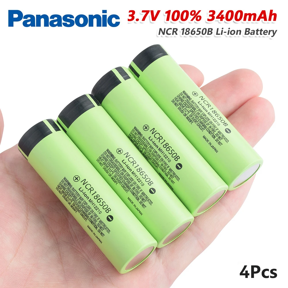Panasonic 1/2/4/6/8/10x3 7 V NCR18650B Батарея Перезаряжаемые 20A 3400 мА/ч NCR 18650B 18650 литий ионный