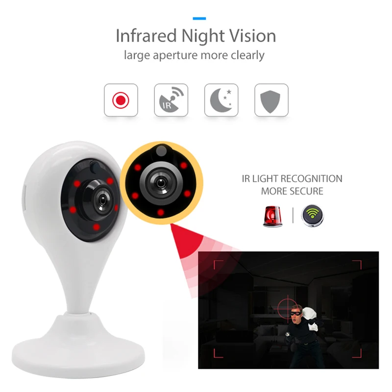 Smart Life HD WiFi камера 1080P Беспроводная 2MP IP облачная камера Поддержка Amazon Alexa Echo Show