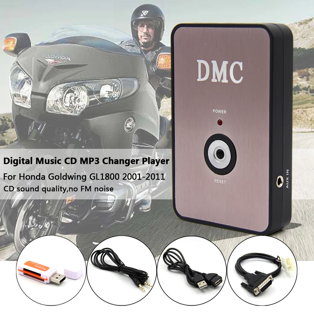 Новый цифровой музыкальный CD MP3 чейнджер чехол для Honda Goldwing GL1800 2001 2002 2003 2004 2005 2006 07