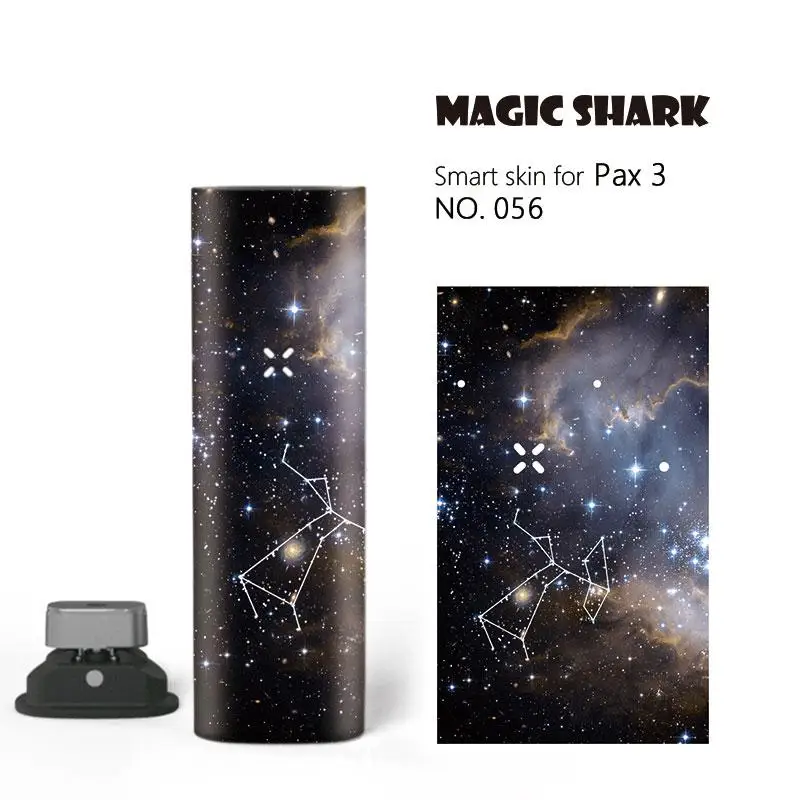 Magic Shark Star Sky Dreamy 12 созвездий Bumpy ПВХ полный Чехол пленка наклейка для Pax 3 комплект 055-066 - Цвет: 056