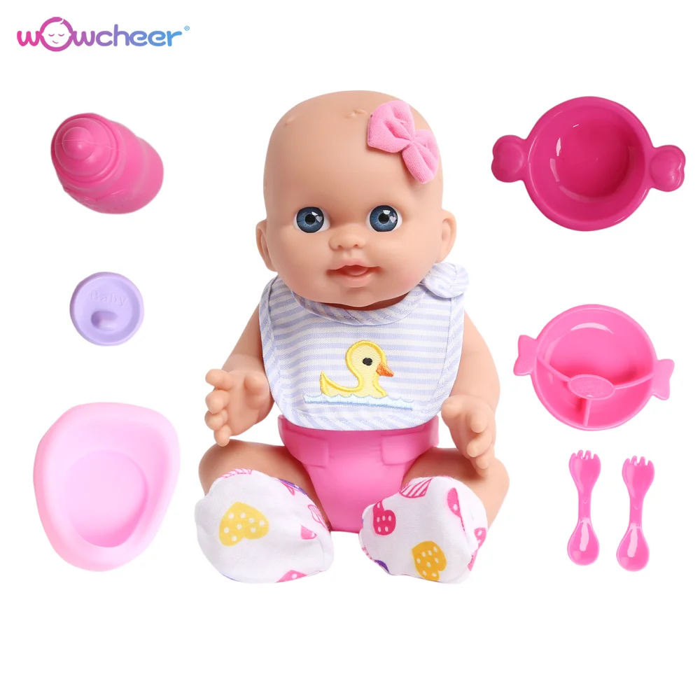 WOWCHEER Ручная работа новая Реалистичная кукла-младенец Мягкие Силиконовые Куклы Kawaii живые Игрушки для девочек детей 23-50 см с подарком - Цвет: 30cm P