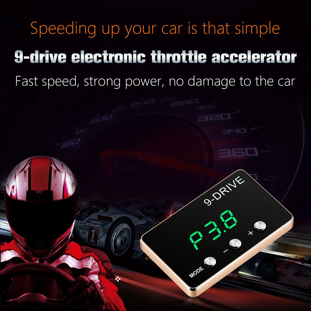 9 Mode Electronic Throttle Controller Accelerator 861 Windbooster Suitable FORD F150 F250 MUSTANG Landrover MAZDA BT50 Jaguar XE throttle controller