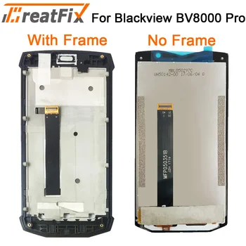 

Original Tested For Blackview BV8000 BV8000 Pro LCD Display +Touch Screen With Frame Digitizer Assembly