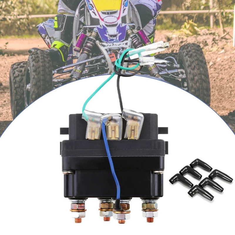 Универсальный 12V 500A Лебедка электромагнитный реле для 9500 17000Lbs ATV UTV грузовик 4WD 4X4