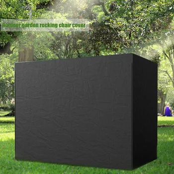 

Waterproof Chair Foldable UV Protection Solid Backyard Oxford Cloth Drawstring Swing Seat Cover Patio Easy Clean Outdoor Garden