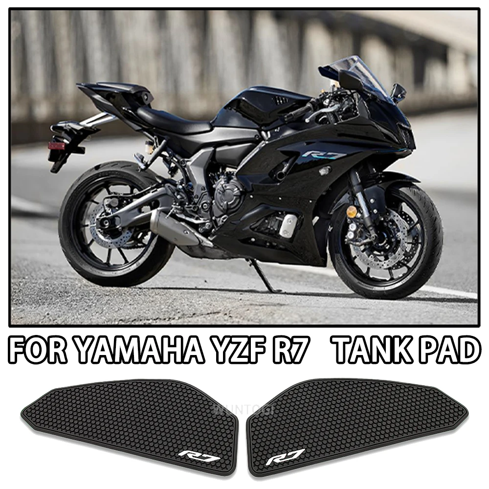 TZMAPU Motorcycle Fuel Tank Protector Pad For Yamaha R3 | Non-Slip Rubber Sticker Set