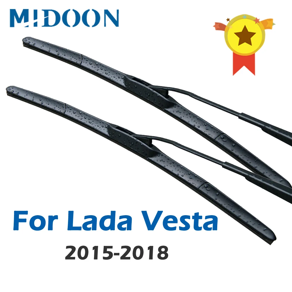 Передние щетки стеклоочистителя MIDOON для Lada Vesta 2015 2016 2017 2018 лобовое стекло