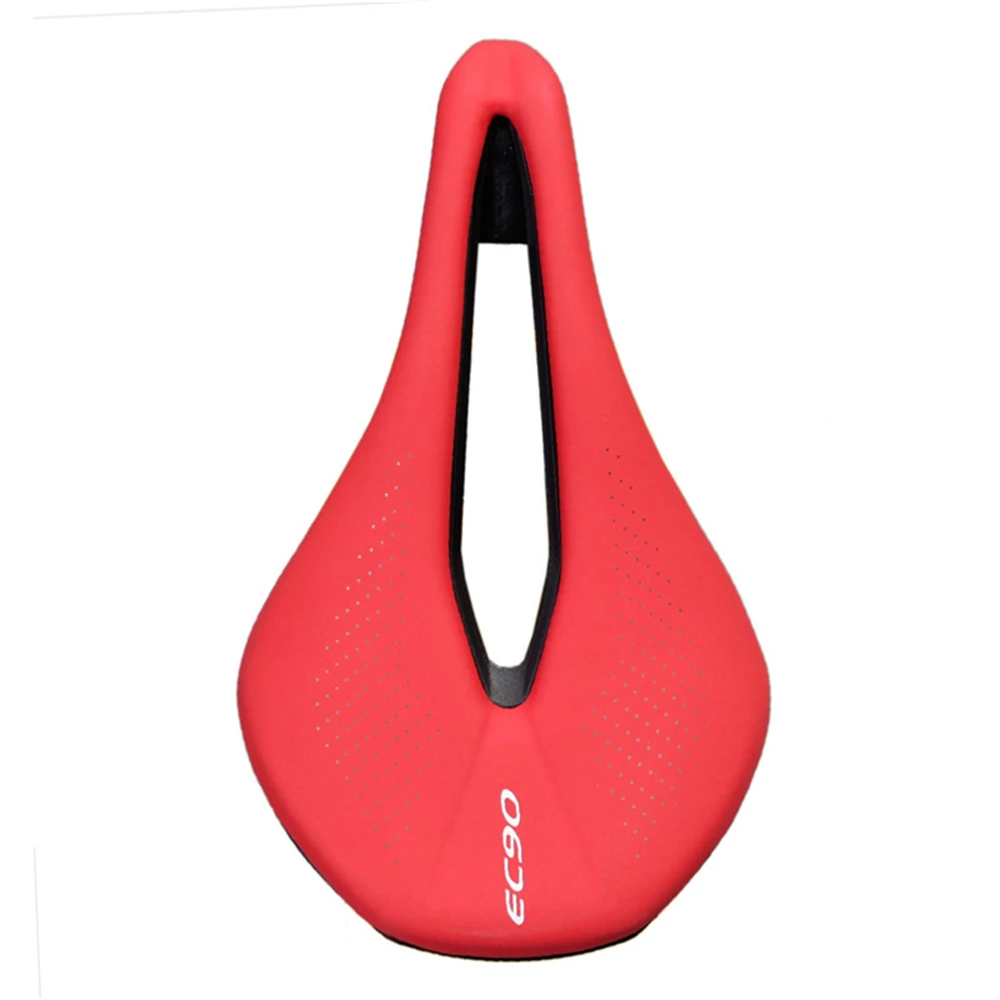 Red Ec90 велосипедное седло Mtb дорожный велосипед седла горный велосипед гоночное седло Pu дышащее мягкое сиденье Подушка - Цвет: Red