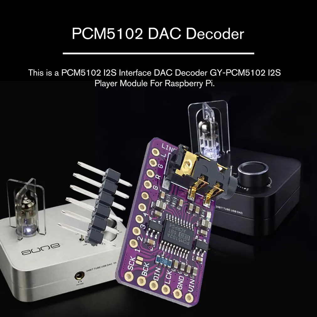 PCM5102 IGS IIS интерфейс без потерь цифровой аудио DAC декодер GY-PCM5102 IGS плеер модуль для Raspberry Pi