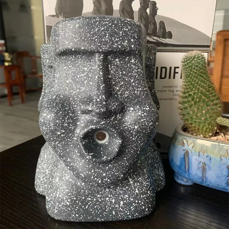 220ML Vintage Stone Man Air Humidifier USB Water Purification Mist Maker Fogger Ultrasonic Cool Aromatherapy Diffuser for Home 6