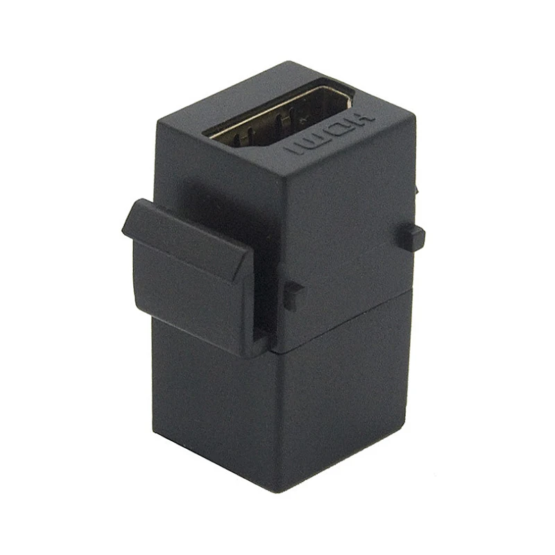 HDMI Keystone Adapter for Wall Plate or Patch Panel – Female Coupler Connector for Seamless Integration Description Image.