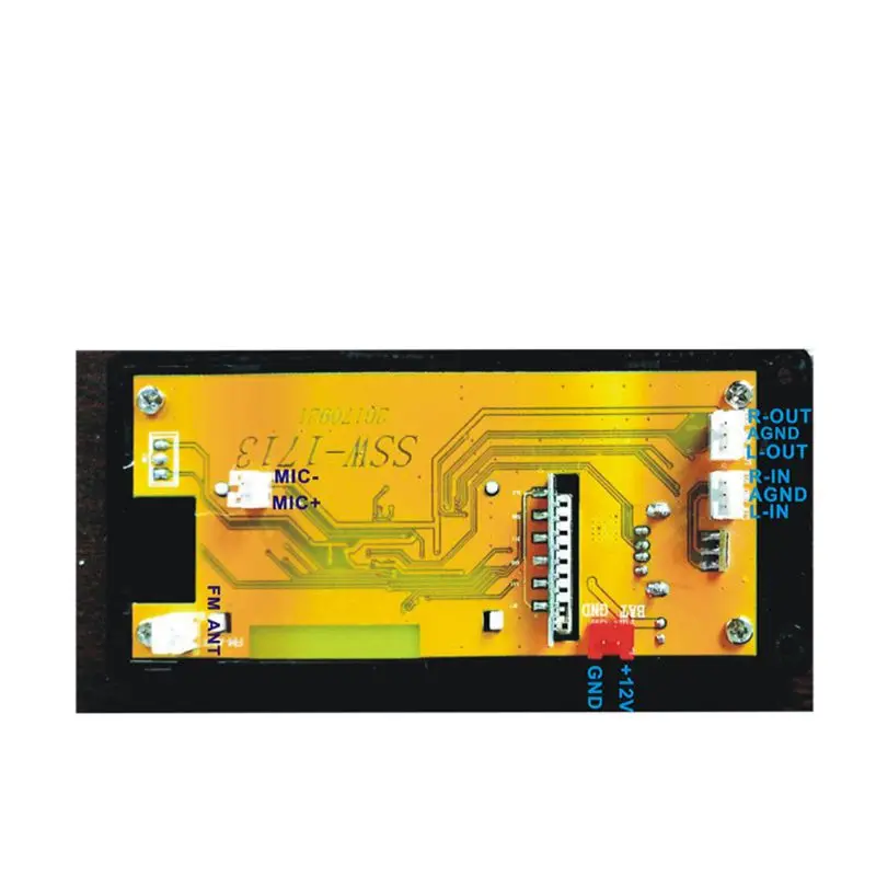 12V ЖК-дисплей Bluetooth MP3 декодер доска Поддержка FM радио AUX USB с текстами Дисплей