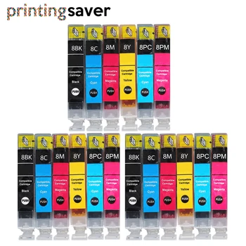 

18PCS For Canon CLI-8 CLI8 Compatible Ink Cartridge For Canon PIXMA iP6600D iP6700D iP7600 MP950 MP960 MP970 Pro 9000 With Chip