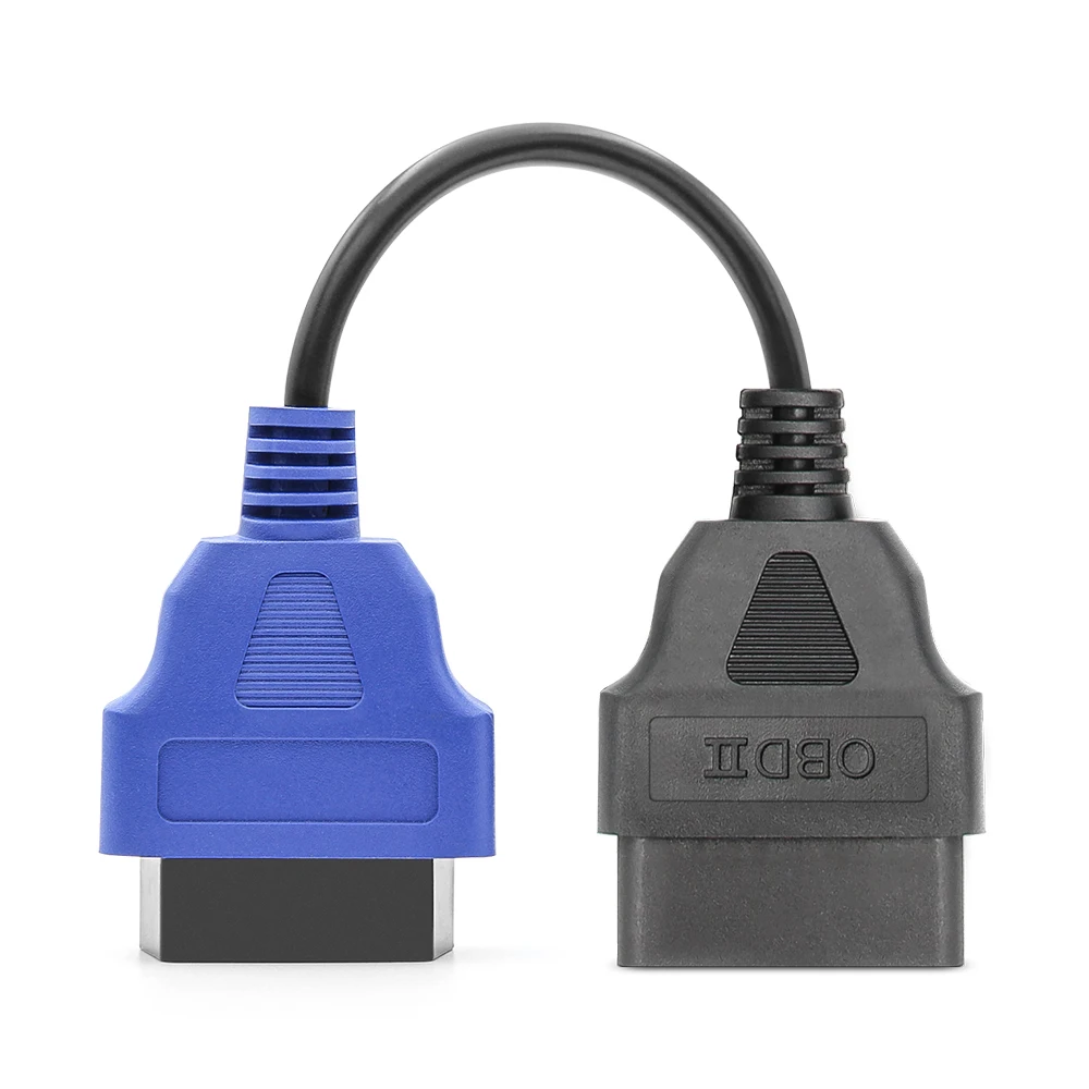 For Fiat ECU Scan 6 Color Adapter MultiECUScan OBD 2 Connector ABS Air-bag obd2 Scanner Diagnostic Cable for FiatECUScan Tool 5