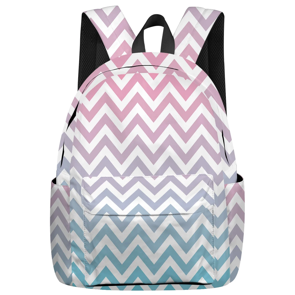 

Geometric Gradient Ripple Shoes Compartment College Students Kids' Backpacks Casual Daypacks Durable Fabric Child Book Bag Every